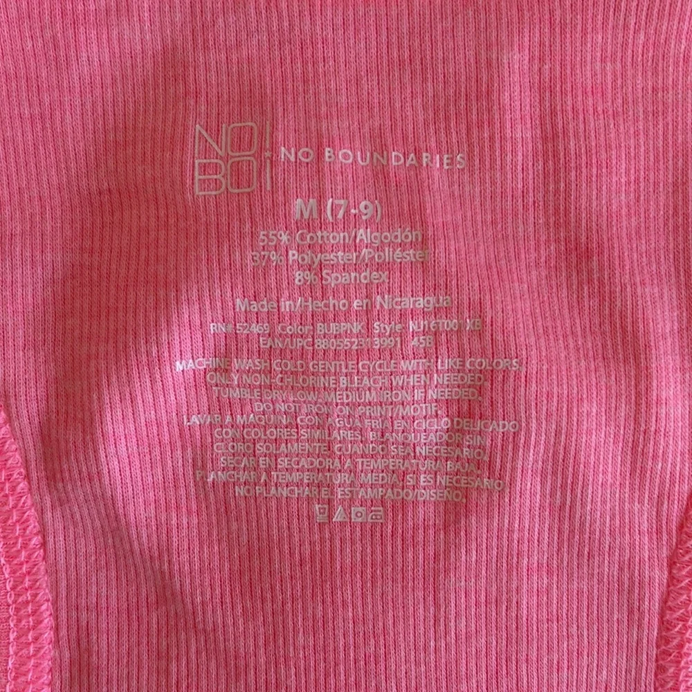 Brand new no tag NOBO lite hot pink tank size M - Picture 2 of 5